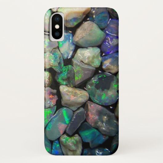 Kleurrijke Opals Edelstenen (faux) Case-Mate iPhone Case (Achterkant)