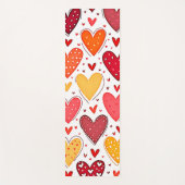 Kleurrijke oprechte liefde patroon ontwerp yogamat (Voorkant)