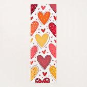 Kleurrijke oprechte liefde patroon ontwerp yogamat (Achterkant)