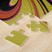 kleurrijke optische illusie legpuzzel (Zijkant)