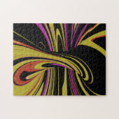 kleurrijke optische illusie legpuzzel (Horizontaal)