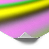 kleurrijke optische illusie poster (Hoek)