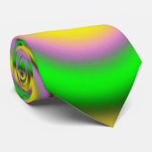 kleurrijke optische illusie stropdas (Opgerold)