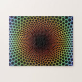 Kleurrijke optische illusie - zeer uitdagend legpuzzel (Horizontaal)