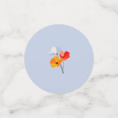 Kleurrijke Opvallende Papaver Confetti (Kleine voorkant)
