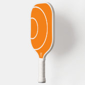 Kleurrijke Oranje Paarse Dynamic Concentric Patter Pickleball Paddle (Links)