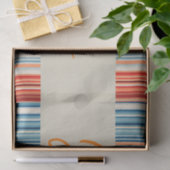 Kleurrijke Oranje strepen voor weefselpapier Tissuepapier (Geschenk)