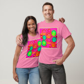 Kleurrijke Orb Abstracte Kunst T-shirt (Unisex)