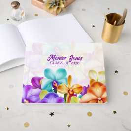 Kleurrijke Orchideeën Afstuderen Gastenboek