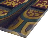 Kleurrijke orgelpijpen snijplank (Hoek)