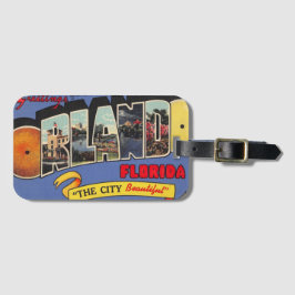  kleurrijke Orlando Florida Bagagelabel