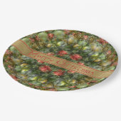 Kleurrijke Ornamenten Papieren Bordje (Gekanteld)