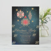 Kleurrijke Ornamenten, Snowflakes Company Kaart (Staand voorkant)