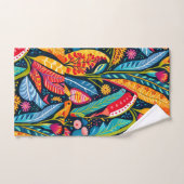 Kleurrijke Otomi Print Bad Handdoek (Handdoek)