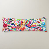 Kleurrijke Otomi-printer, Floral/Animal Pattern Lichaamskussen (Achterkant)