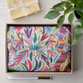 Kleurrijke Otomi-printer, Floral/Animal Pattern Tissuepapier (Geschenk)