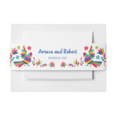 KLEURRIJKE OTOMI UITNODIGINGEN WIKKEL (Voorkant Voorbeeld)