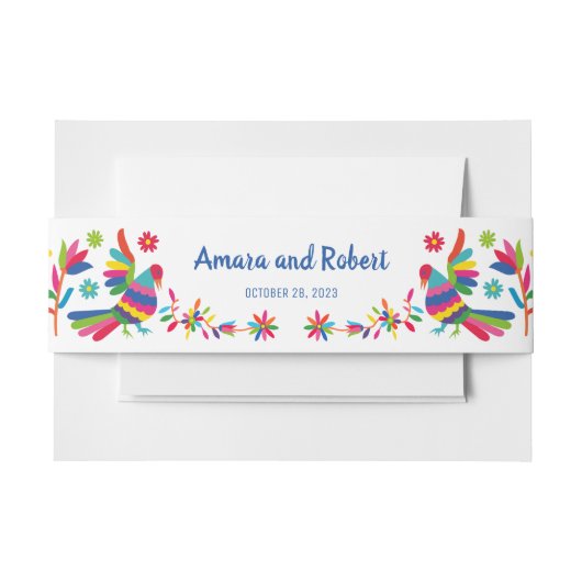 KLEURRIJKE OTOMI UITNODIGINGEN WIKKEL (Voorkant Voorbeeld)