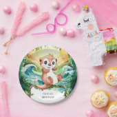 Kleurrijke Otter Verjaardag voor kinderen Papieren Bordje (Feest)