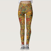 Kleurrijke, oude Geometrische PatroonLeggings Leggings (Voorkant)