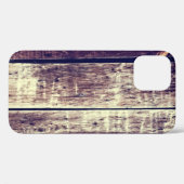 Kleurrijke oude houten achtergrond -  donkergeel Case-Mate iPhone case (Achterkant (horizontaal))