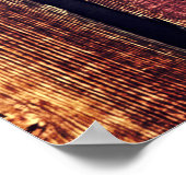 Kleurrijke oude houten achtergrond -  donkergeel poster (Hoek)