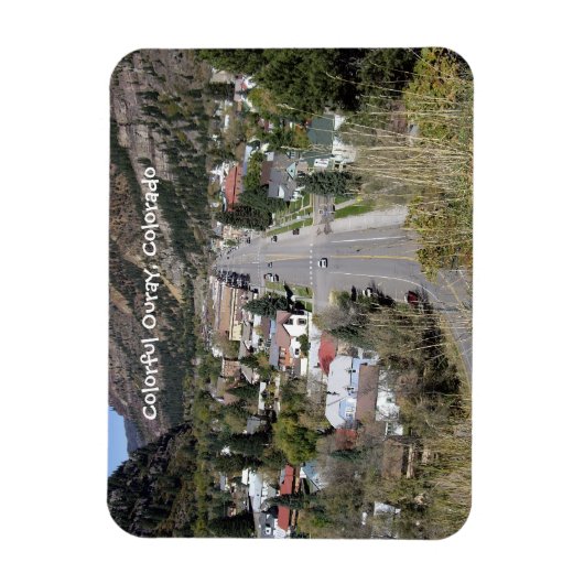 Kleurrijke Ouray, Colorado magneet (Verticaal)