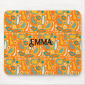 Kleurrijke ovalen muismat (Voorkant)