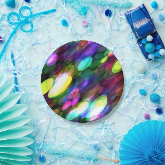 Kleurrijke Ovalen Papieren Borden Papieren Bordje (Feest)