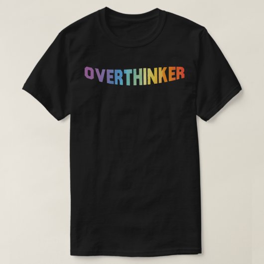 kleurrijke overdenker t-shirt (Design voorkant)