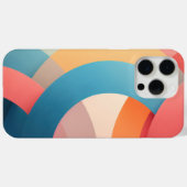 Kleurrijke overlappende bogen Case-Mate iPhone case (Achterkant (horizontaal))