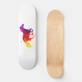 Kleurrijke Paard Persoonlijk Skateboard (Voorkant)