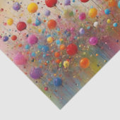 Kleurrijke Paardenbloem Puffball - Decoupage - Tissuepapier (Detail)