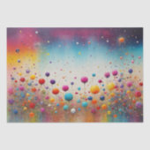 Kleurrijke Paardenbloem Puffball - Decoupage - Tissuepapier (Voorkant)