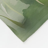 Kleurrijke paardenbloem Waterverf kunst Fleece Deken (Hoek)