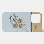 Kleurrijke paardenbloemen Christelijk Faith Hope L Case-Mate iPhone Case (Achterkant (horizontaal))