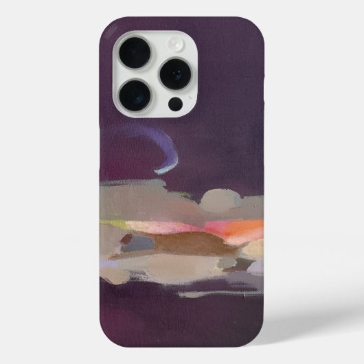 Kleurrijke Paarse Artistic Abstract Case-Mate iPhone Case (Achterkant)