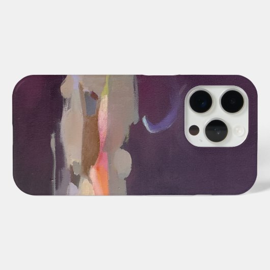 Kleurrijke Paarse Artistic Abstract Case-Mate iPhone Case (Achterkant (horizontaal))