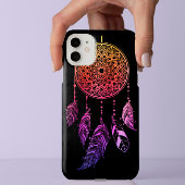 Kleurrijke paarse droamcatcher veer Stijlvol Case-Mate iPhone Case