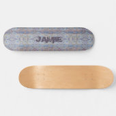 Kleurrijke Paarse en Blue Street Art Graffiti Wall Skateboard (Horizontaal)