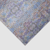 Kleurrijke Paarse en Blue Street Art Graffiti Wall Tissuepapier (Detail)