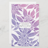 Kleurrijke Paarse en roze laffie (Voorkant / Achterkant)