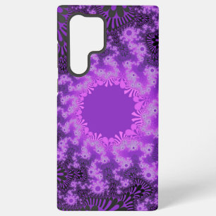 Kleurrijke Paarse Fractal Samsung Galaxy Hoesje