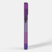 Kleurrijke Paarse Lavendel Abstracte Strepen Naam Case-Mate iPhone Case (Achterkant / Rechts)