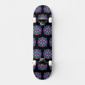  Kleurrijke Paarse Mandala Mystical Persoonlijk Skateboard (Voorkant)
