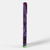Kleurrijke +paarse Neon Groene Cool Marmer Case-Mate iPhone Case (Achterkant / Rechts)