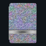 Kleurrijke Paarse tint glitter en schittert iPad Mini Cover<br><div class="desc">Elegante kleurrijke paarse tint glitter en schittert. Zwarte accenten.  monogram. Als je hulp nodig hebt bij het aanpassen,  veranderen van kleur of iets anders aan een van mijn design,  neem dan contact op met ArtOnWear designer. Gratis tekstopmaak met live help beschikbaar op aanvraag.</div>