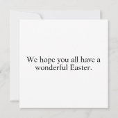  kleurrijke paasei collage kaart (Achterkant)