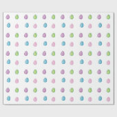 Kleurrijke paaseieren cadeaupapier (Vlak)