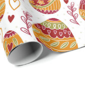 Kleurrijke paaseieren cadeaupapier (Rol Hoek)